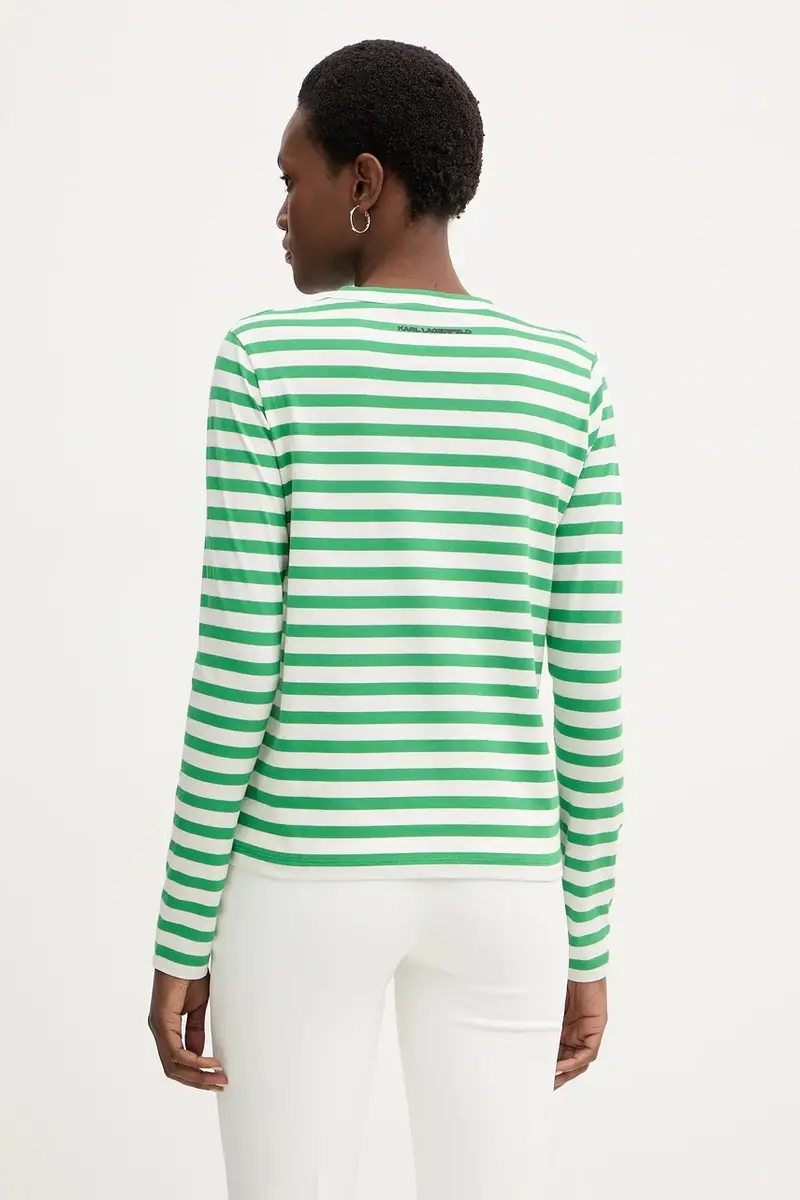Karl Lagerfeld Top Verde 4151226 miniatura 3