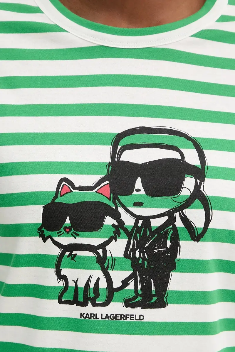 Karl Lagerfeld Top Verde 4151226 miniatura 5