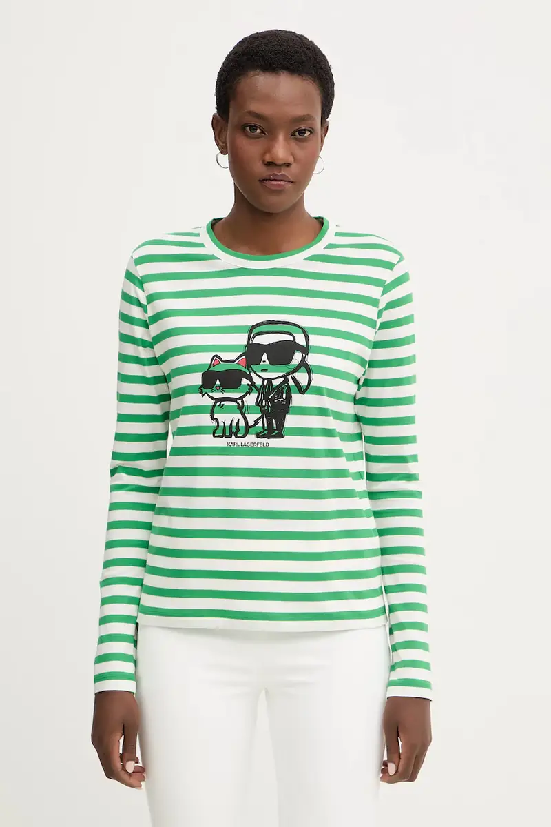 Karl Lagerfeld Top Verde 4151226