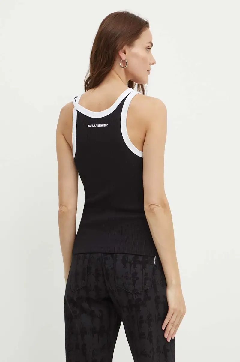 Karl Lagerfeld Top Donna Nero 3149856 miniatura 3