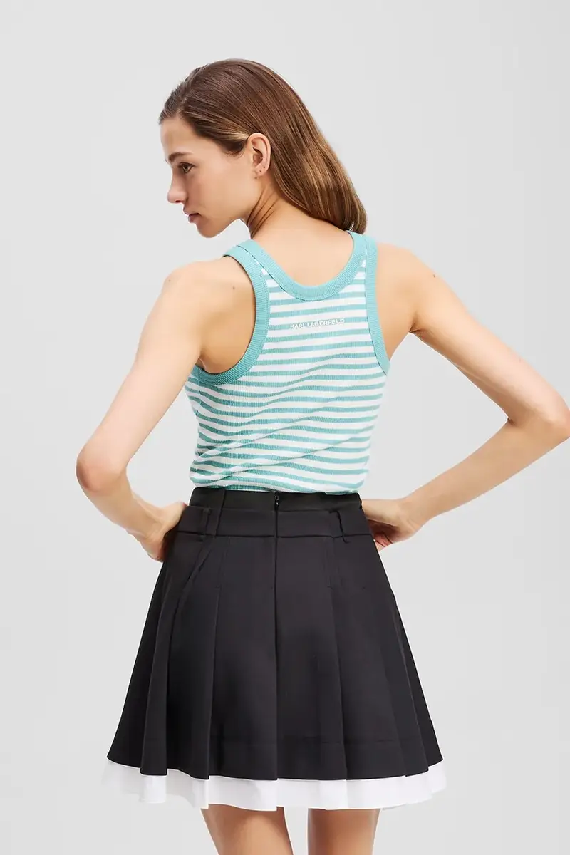 top in cotone colore blu A3W17079 miniatura 2