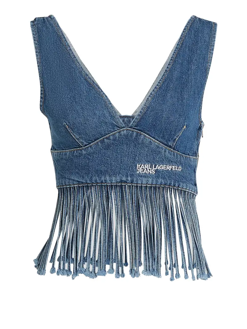 Karl Lagerfeld Top Donna Denim 2492452