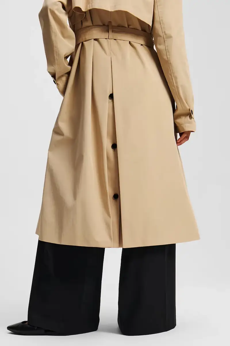 Karl Lagerfeld Trench Donna Beige 3570045 miniatura 3