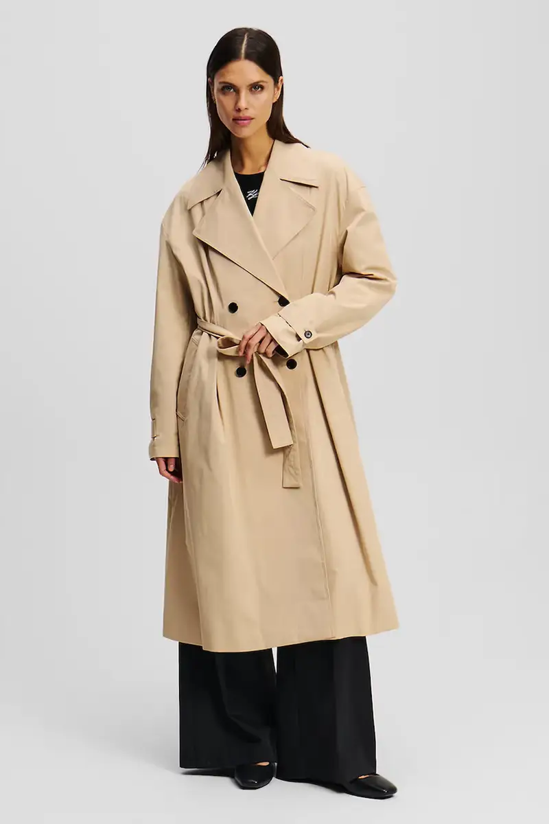 Karl Lagerfeld Trench Donna Beige 3570045