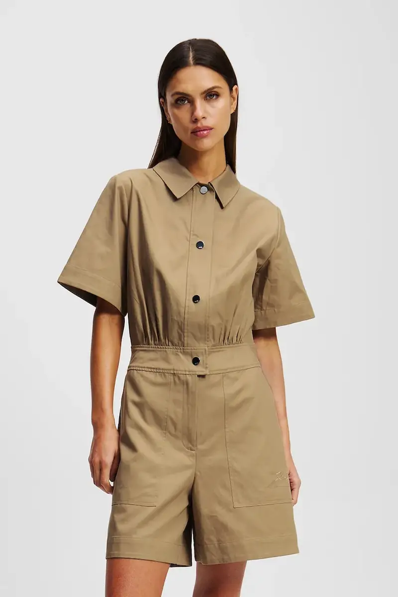 tuta elegante colore marrone A2W13013