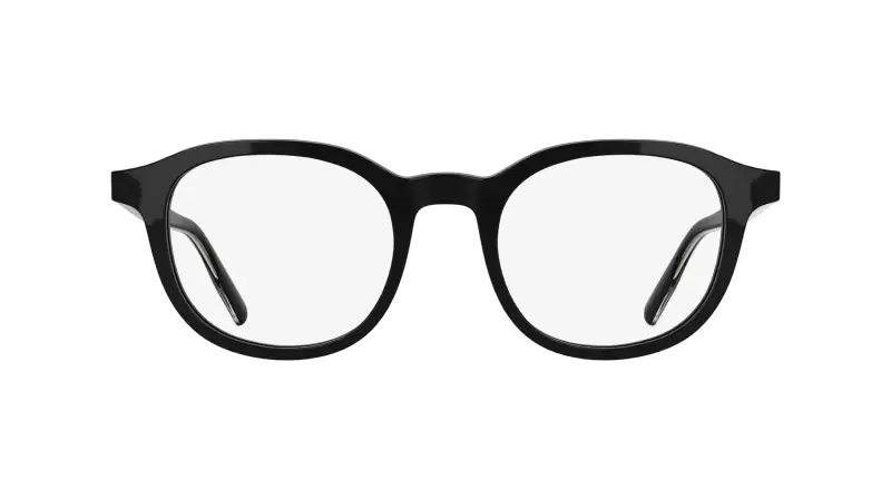 Unisex Karl Lagerfeld KL6235 001 Montature da vista Acetato Nero Geometrica Normale miniatura 2