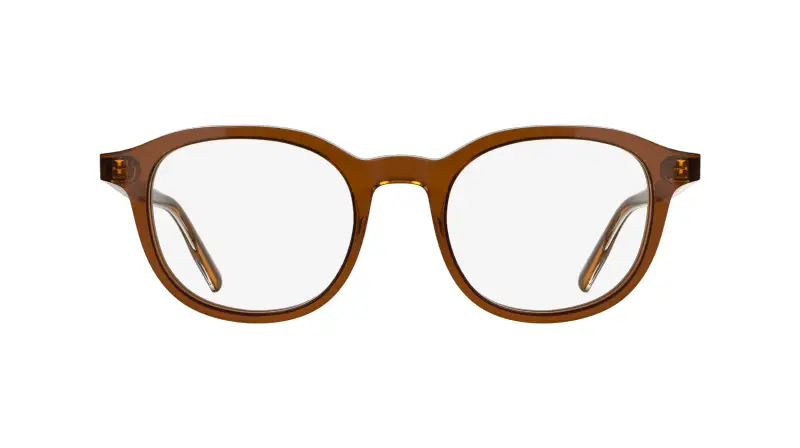 Unisex Karl Lagerfeld KL6235 216 Montature da vista Acetato Marrone Geometrica Normale miniatura 2