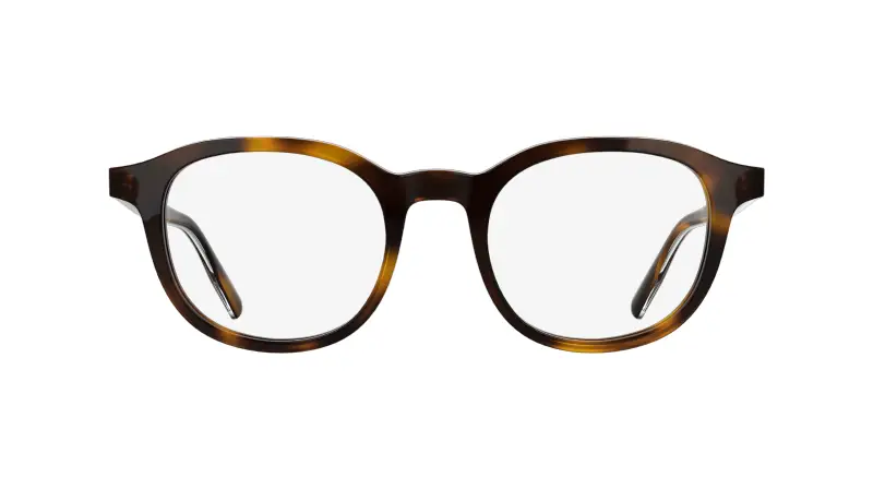 Unisex Karl Lagerfeld KL6235 240 Montature da vista Acetato Havana Geometrica Normale miniatura 2