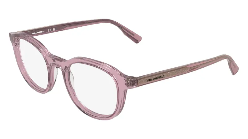 Unisex Karl Lagerfeld KL6235 601 Montature da vista Acetato Rosa Geometrica Normale