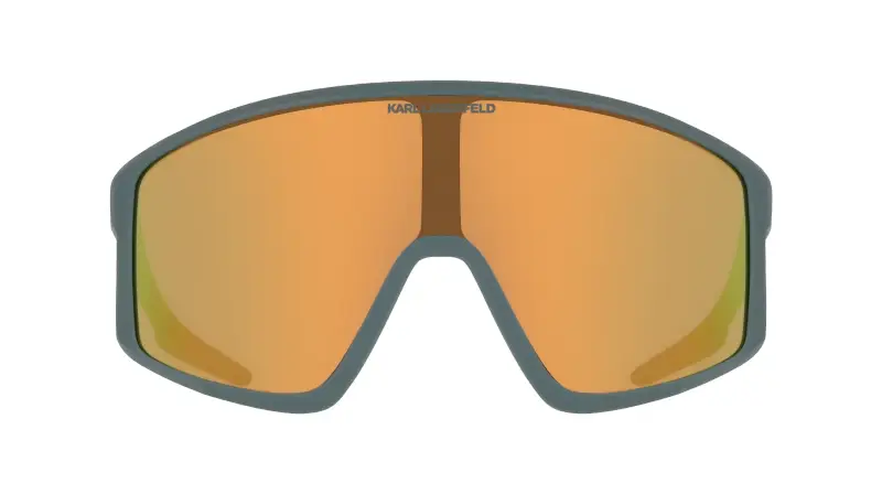 Unisex Karl Lagerfeld KLJ6228S 021 Occhiali da sole Bio-iniettato Rosso Maschera Normale miniatura 2