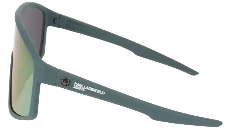 Unisex Karl Lagerfeld KLJ6228S 021 Occhiali da sole Bio-iniettato Rosso Maschera Normale miniatura 3