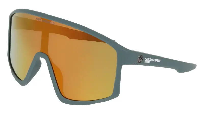 Unisex Karl Lagerfeld KLJ6228S 021 Occhiali da sole Bio-iniettato Rosso Maschera Normale