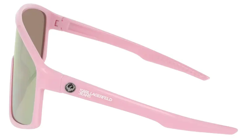 Unisex Karl Lagerfeld KLJ6228S 685 Occhiali da sole Bio-iniettato Rosa Maschera Normale miniatura 3