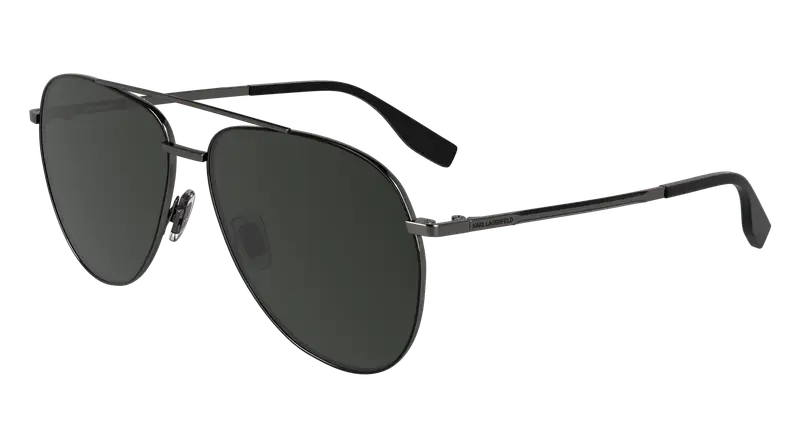 Karl Lagerfeld Unisex KL360S 015 Occhiali da sole Metallo Fumo Pilot Normale
