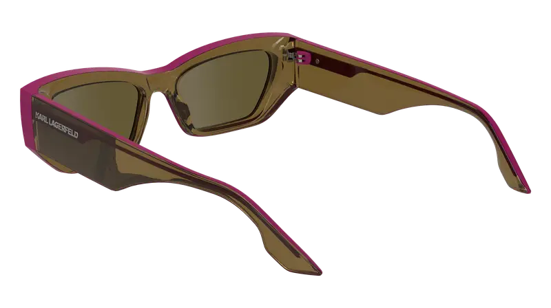 Karl Lagerfeld Unisex KL6160S 210 Occhiali da sole Iniettato Marrone Squadrata Normale miniatura 2