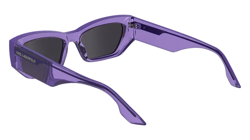 Karl Lagerfeld Unisex KL6160S 516 Occhiali da sole Iniettato Lilla Squadrata Normale miniatura 2