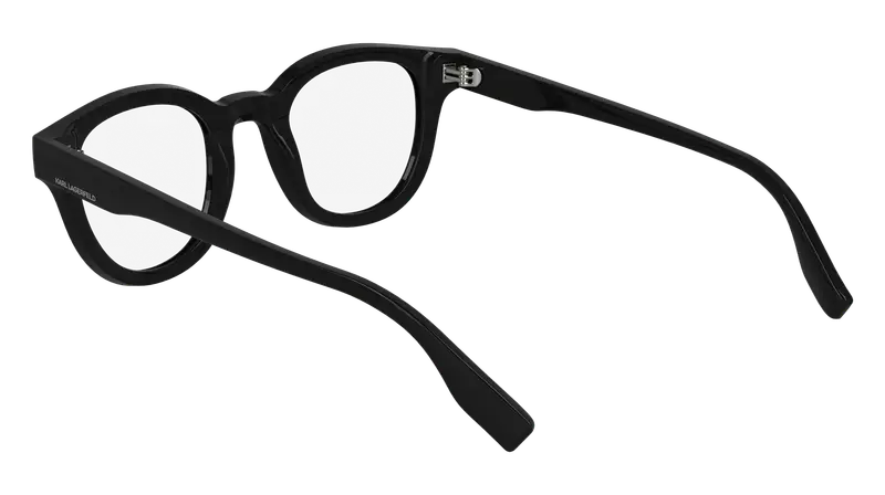 Karl Lagerfeld Unisex KL6177 001 Montature da vista Bio-iniettato Nero Geometrica Normale miniatura 2