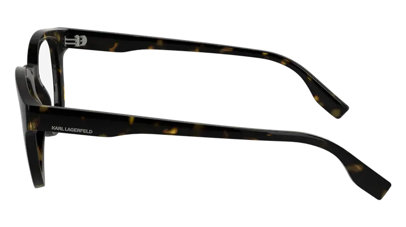 Karl Lagerfeld Unisex KL6177 240 Montature da vista Bio-iniettato Havana Geometrica Normale miniatura 3