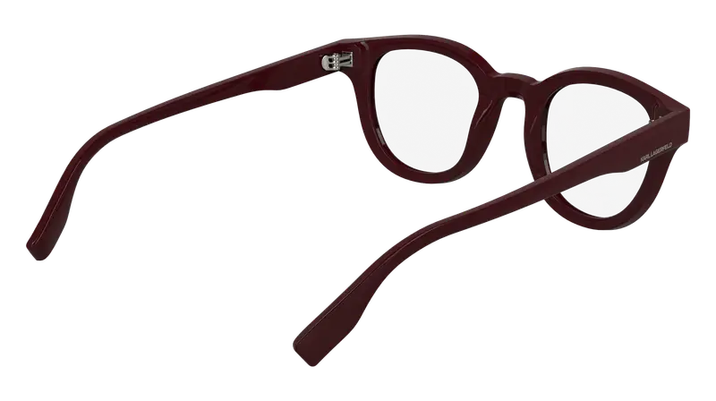 Karl Lagerfeld Unisex KL6177 601 Montature da vista Bio-iniettato Bordeaux Geometrica Normale miniatura 3