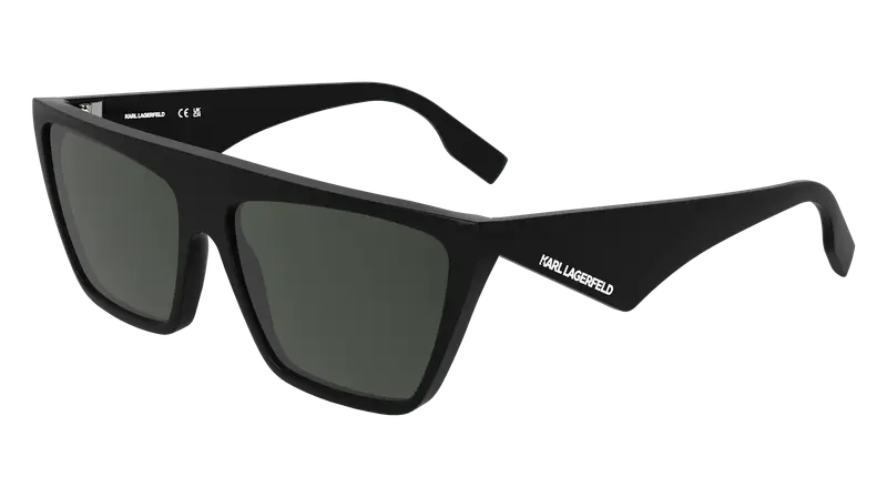 Karl Lagerfeld Unisex KL6186S 001 Occhiali da sole Bio-iniettato Nero  Squadrata Normale