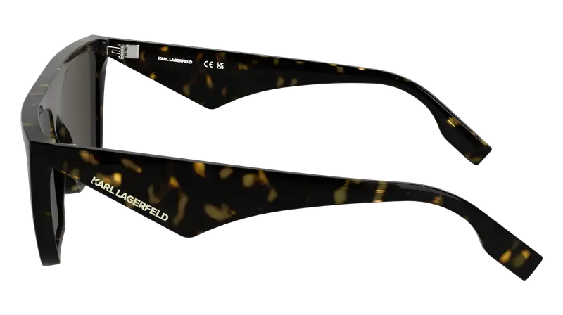 Karl Lagerfeld Unisex KL6186S 242 Occhiali da sole Bio-iniettato Havana Squadrata Normale miniatura 2