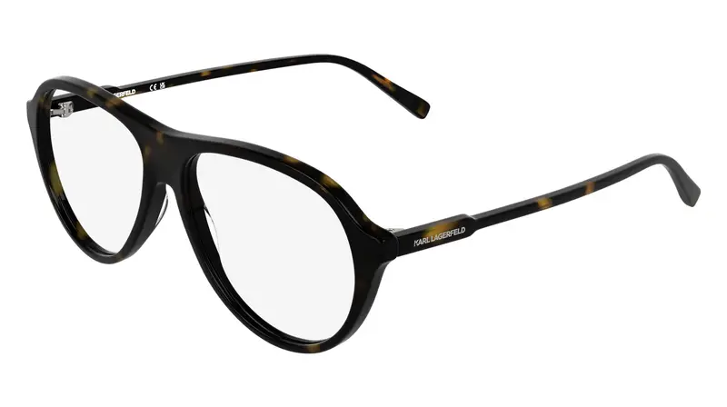 Unisex KL6217 242 Montature da vista Acetato Havana Pilot Normale
