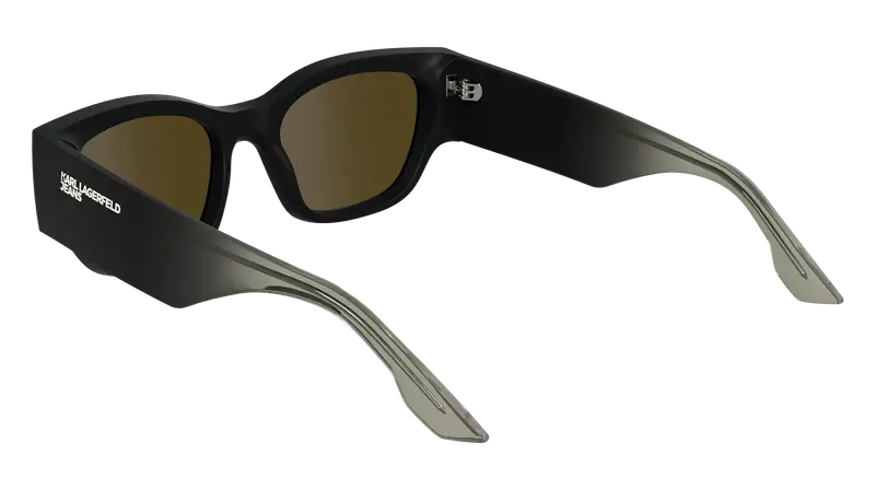 Karl Lagerfeld Unisex KLJ6168S 002 Occhiali da sole Bio-iniettato Nero Normale miniatura 2