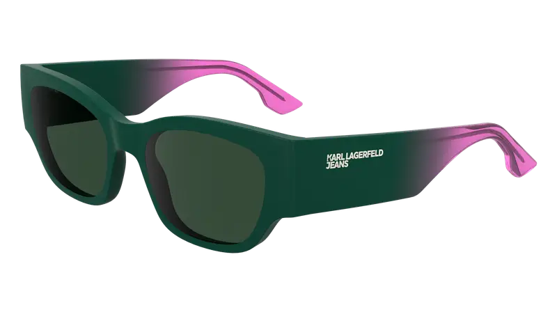 Karl Lagerfeld Unisex KLJ6168S 301 Occhiali da sole Bio-iniettato Verde   Normale