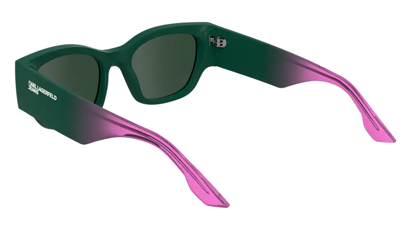 Karl Lagerfeld Unisex KLJ6168S 301 Occhiali da sole Bio-iniettato Verde Normale miniatura 2
