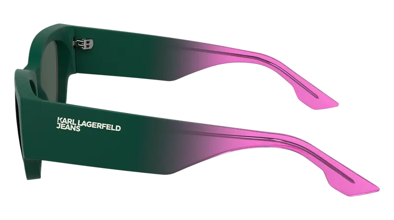 Karl Lagerfeld Unisex KLJ6168S 301 Occhiali da sole Bio-iniettato Verde Normale miniatura 3