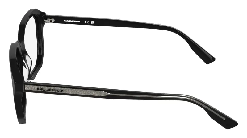 Uomo Karl Lagerfeld KL6234 001 Montature da vista Acetato Nero Squadrata Normale miniatura 3