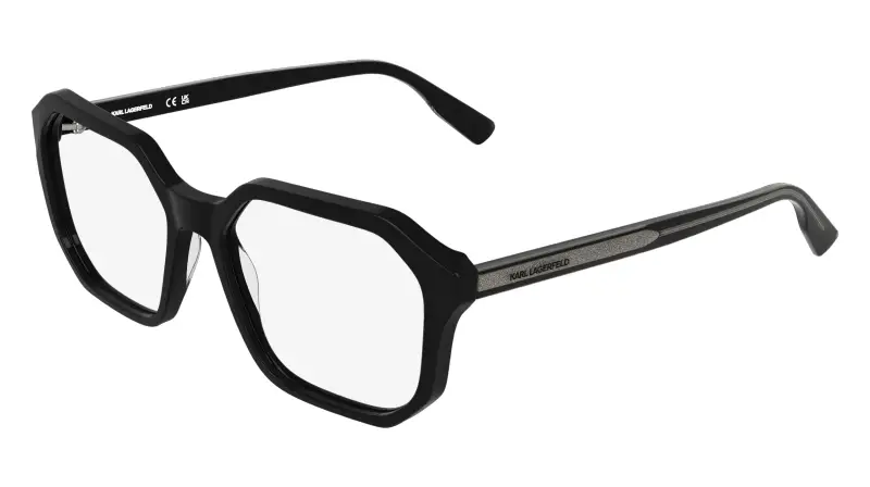 Uomo Karl Lagerfeld KL6234 001 Montature da vista Acetato Nero Squadrata Normale