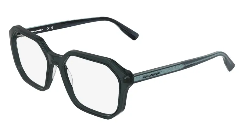 Uomo Karl Lagerfeld KL6234 020 Montature da vista Acetato Grigio Squadrata Normale