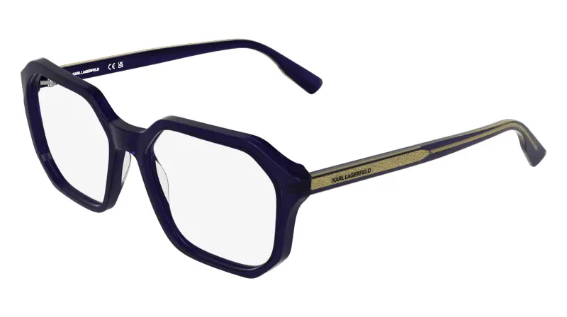 Uomo Karl Lagerfeld KL6234 501 Montature da vista Acetato Viola Squadrata Normale