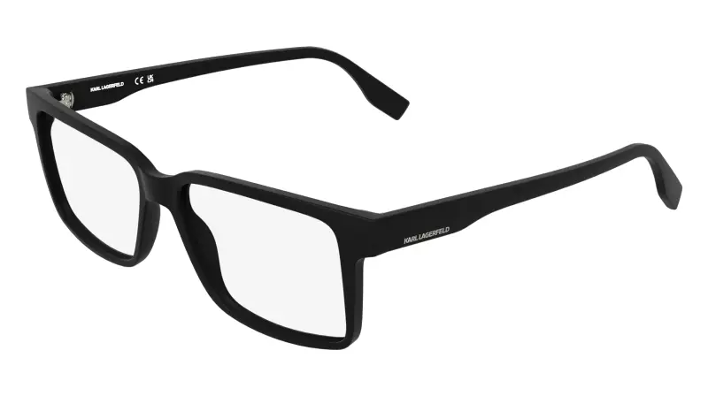 Uomo Karl Lagerfeld KL6236 002 Montature da vista Bio-iniettato Nero Squadrata Normale