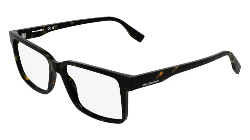 Uomo Karl Lagerfeld KL6236 242 Montature da vista Bio-iniettato Havana Squadrata Normale