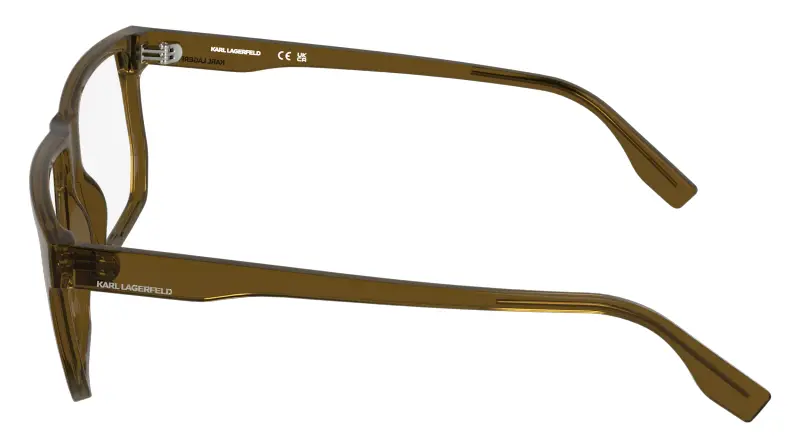 Uomo Karl Lagerfeld KL6242 210 Montature da vista Bio-iniettato Marrone Pilot Normale miniatura 3