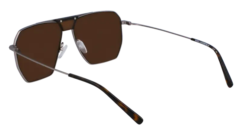 Karl Lagerfeld Occhiali da sole Uomo Argento 862351 miniatura 2