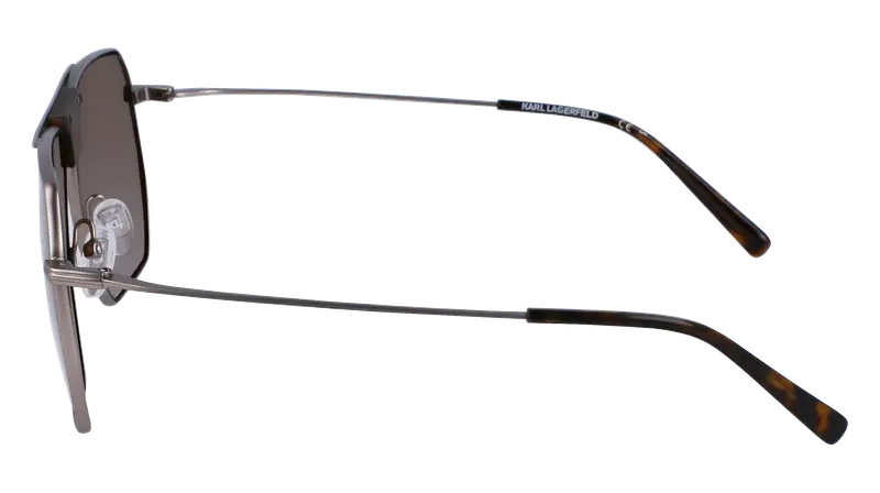 Karl Lagerfeld Occhiali da sole Uomo Argento 862351 miniatura 3