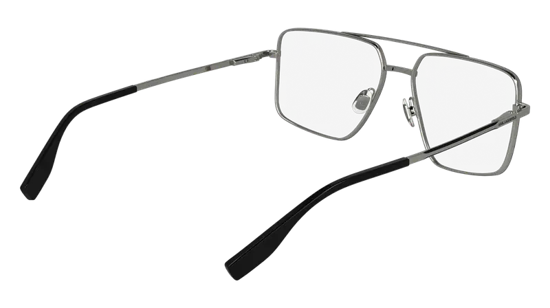 Karl Lagerfeld Uomo KL357 041 Montature da vista Metallo Argento Pilot Normale miniatura 3