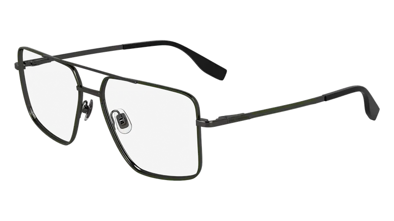 Karl Lagerfeld Uomo KL357 305 Montature da vista Metallo Verde  Pilot Normale