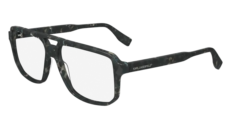 Karl Lagerfeld Uomo KL6156 023 Montature da vista Acetato Grigio  Pilot Normale Normale