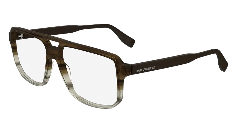 Karl Lagerfeld Uomo KL6156 246 Montature da vista Acetato Marrone  Pilot Normale Normale