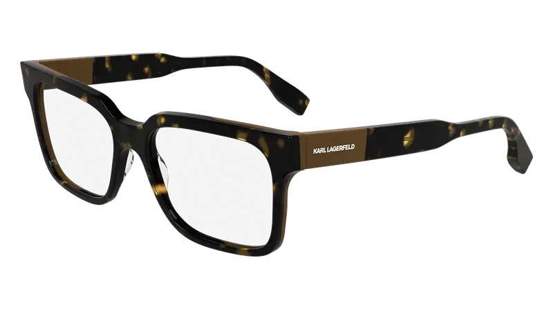 Karl Lagerfeld Uomo KL6173 245 Montature da vista Acetato Havana Squadrata Normale