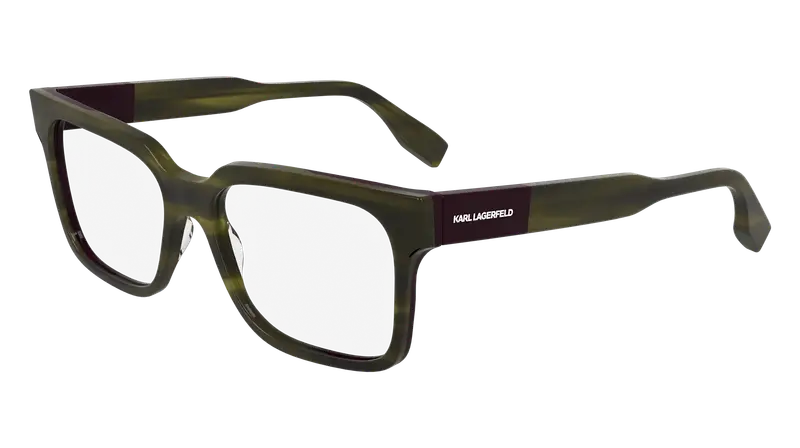 Karl Lagerfeld Uomo KL6173 261 Montature da vista Acetato Verde Squadrata Normale