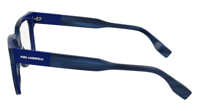 Karl Lagerfeld Uomo KL6173 422 Montature da vista Acetato Blu Squadrata Normale miniatura 3