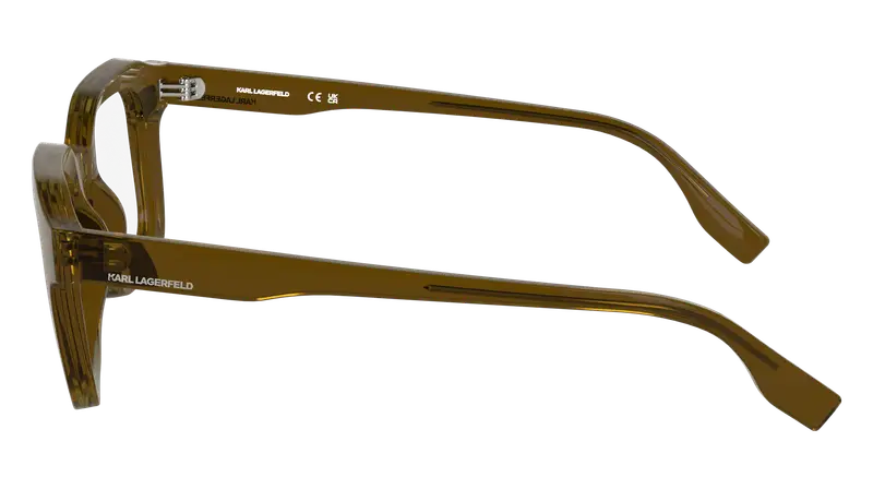 Karl Lagerfeld Uomo KL6197 200 Montature da vista Bio-iniettato Marrone Squadrata Normale miniatura 2