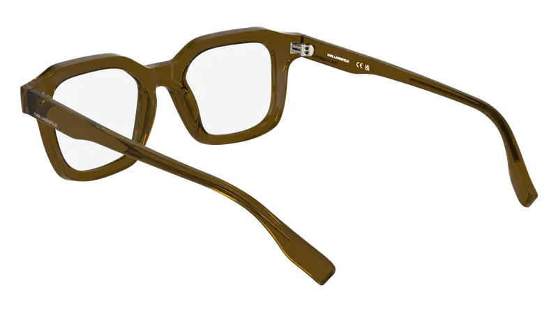 Karl Lagerfeld Uomo KL6197 200 Montature da vista Bio-iniettato Marrone Squadrata Normale miniatura 3