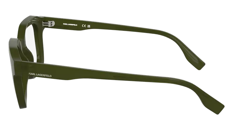 Karl Lagerfeld Uomo KL6197 275 Montature da vista Bio-iniettato Verde Squadrata Normale miniatura 2