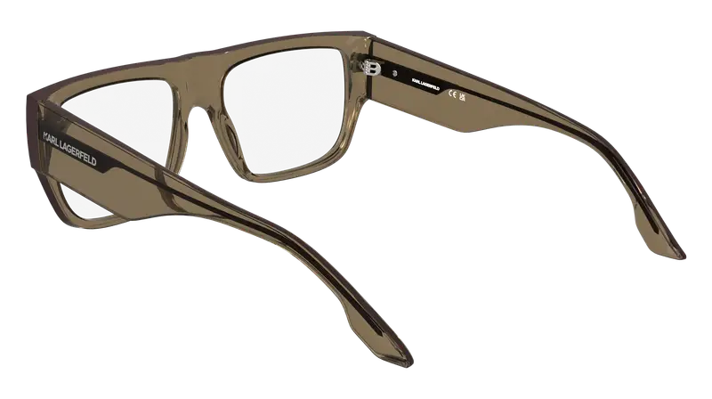 Karl Lagerfeld Uomo KL6198 200 Montature da vista Iniettato Marrone Pilot Normale miniatura 3